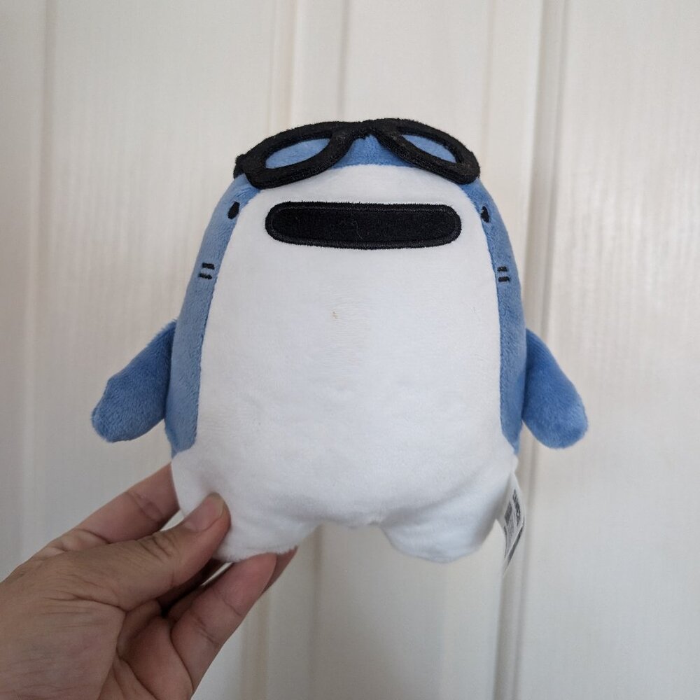 Samezu Jinbe Eyeglass Plush | Whale Shark 6.5"